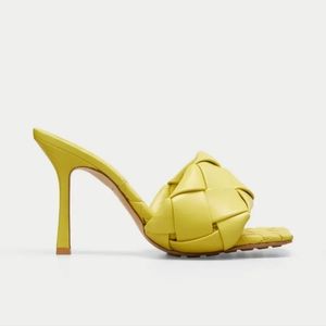 Bottega VenetaBV Lido woven-strap 90mm sandals